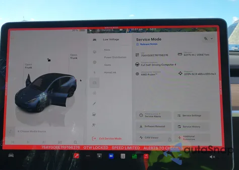 2024 Tesla Model Y Long Range Dual Motor All-Wheel Drive из США, поврежденный, VIN 7SAYGDEE7RF198376